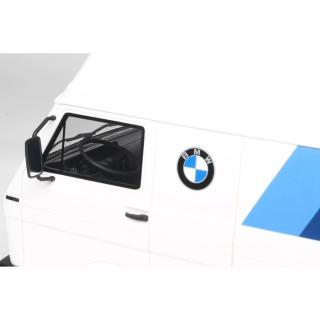Pack BMW M3 Gr.A Rally + Volkswagen LT Assistance + Autotransportanhänger Rallye 1000 Lakes 1988 Ari Vatanen /  Bruno Berglund  OttO mobile 1:18 Resinemodell (Türen, Motorhaube... nicht zu öffnen!)